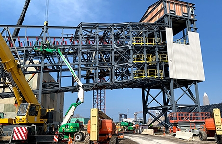 Cargill Boat Loader Steel Structure