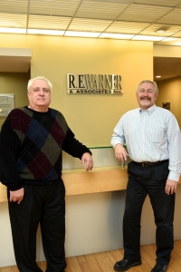 (L-R) Richard A. Carpenter, PS - President, Accurate Technologies; Theodore A. Beltavski, PE - President, R.E. Warner & Associates, Inc.